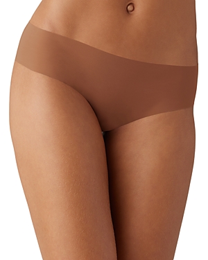 B.tempt'd By Wacoal B.bare Cheeky Tanga In Copper Brown