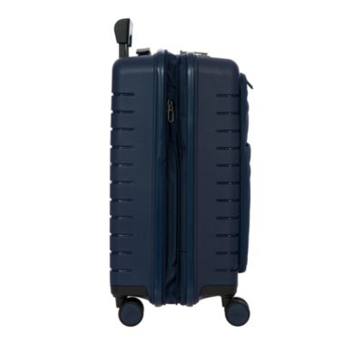 By Ulisse 21" Expandable Carry On Spinner Suitcase with Pocket
