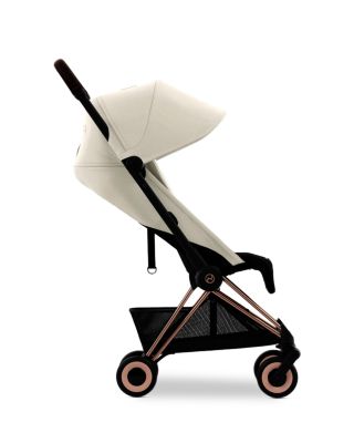 COYA Compact Lightweight Travel Ready Stroller in Rose Gold 