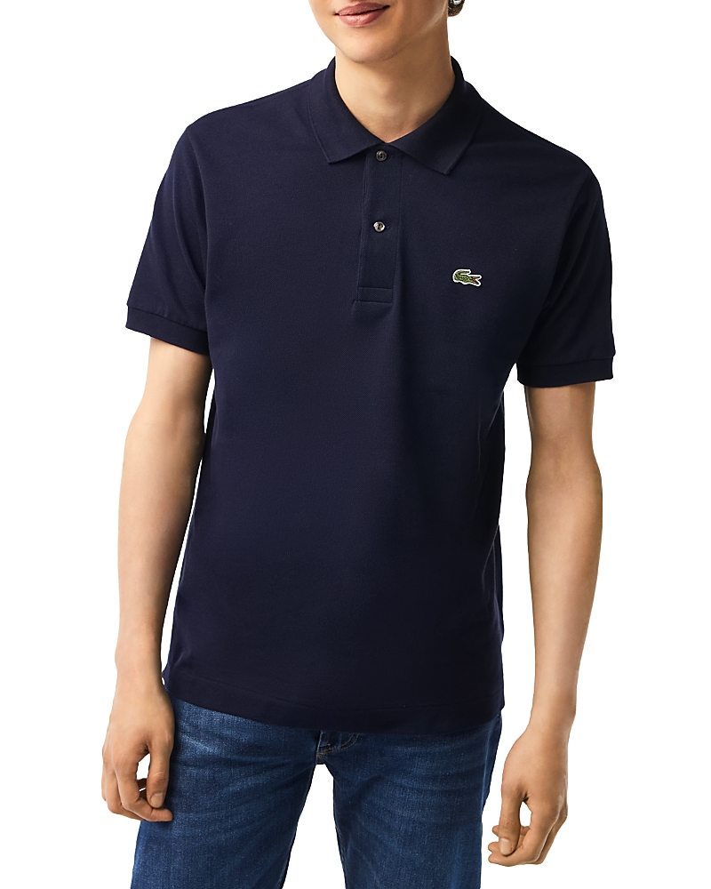 Lacoste Slim Fit Core Polo In Navy