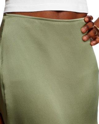 スカート ANINE BING Women Mid Skirts A 04 10733CO OMA10 BEIGE ANINE BING Beige buttoned pencil skirt | TheDoubleF