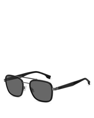 Hugo Boss - Rectangular Aviator Sunglasses, 54mm