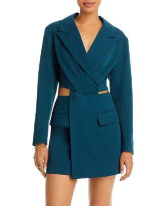 green emerald velvet dress *Juliet Mini Dress (Emerald), S main image 0