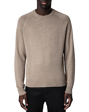 Zadig & Voltaire Thomaso Raglan-sleeves Jumper In Ficelle