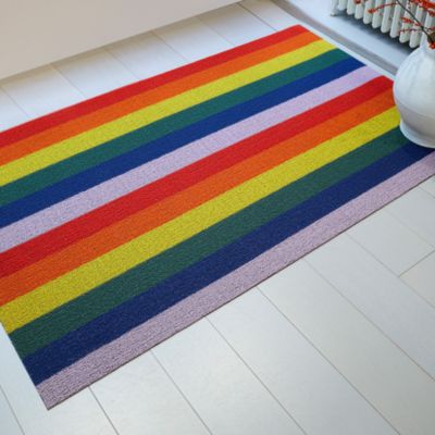 Chilewich - Pride Stripe Shag Mat Collection