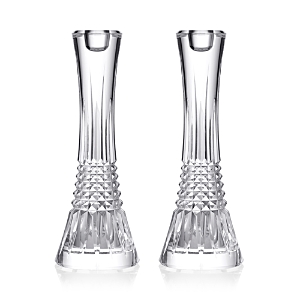 Waterford Lismore Diamond Essence 10 Candlesticks, Set of 2