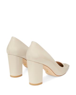 Women's Stuart 85 Pointed Toe Block Heel Pumps