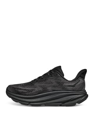 Men's Clifton 9 Running Sneakers in All Black