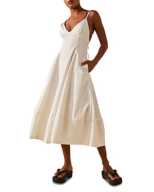 FREE PEOPLE FINER THINGS MIDI DRESS
