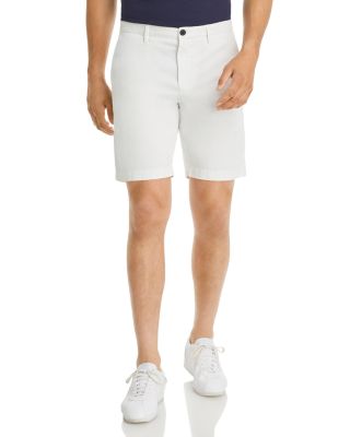 Theory Zaine Patton Organic Cotton Shorts In White