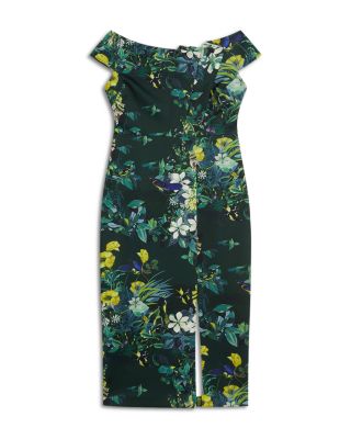 Ted Baker Divena Bardot Floral Bodycon Dress | Bloomingdale's Women