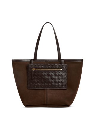 Bottega Veneta - Medium Flip Flap Suede Tote Bag