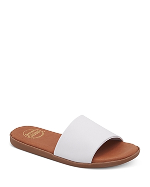 Andre Assous Paloma Woven Slide Sandal In White