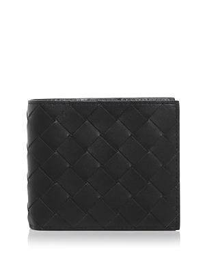 Shop Bottega Veneta Intrecciato Leather Bifold Wallet In Multi-nero