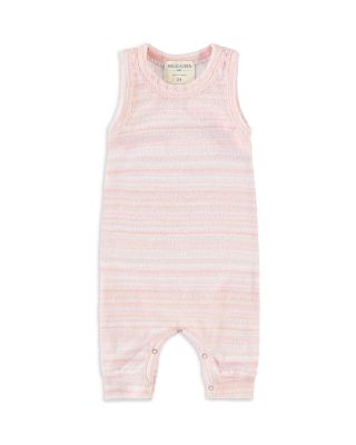 Paigelauren Unisex Loop Terry Tank Multi Stripe Whim-zzz Romper - Baby