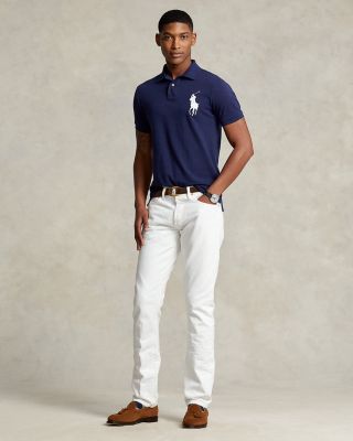 Big Pony Custom Slim Fit Mesh Polo Shirt