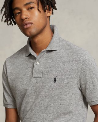 Custom Slim Fit Mesh Polo Shirt