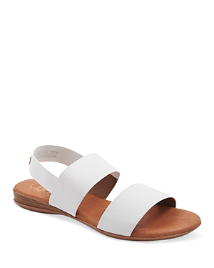 Shop Andre Assous Women's Nigella Flat Sandals In White