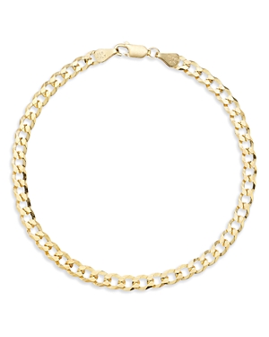 Milanesi And Co Men's 18k Gold Vermeil 5mm Curb Chain Bracelet In Gold