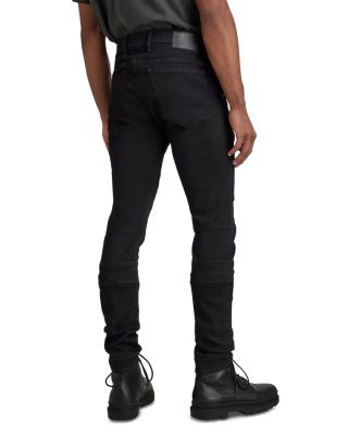 Airblaze 3D Skinny Fit Jeans in Pitch Black