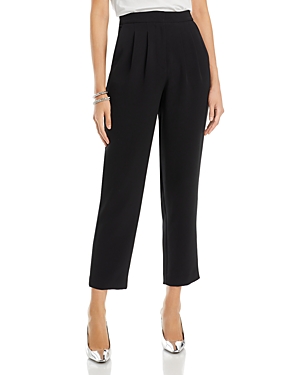 Generation Love Jenise High Rise Pleated Cropped Crepe Pants