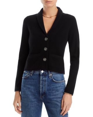 Aqua Cashmere Novelty Button Cashmere Blazer - Exclusive