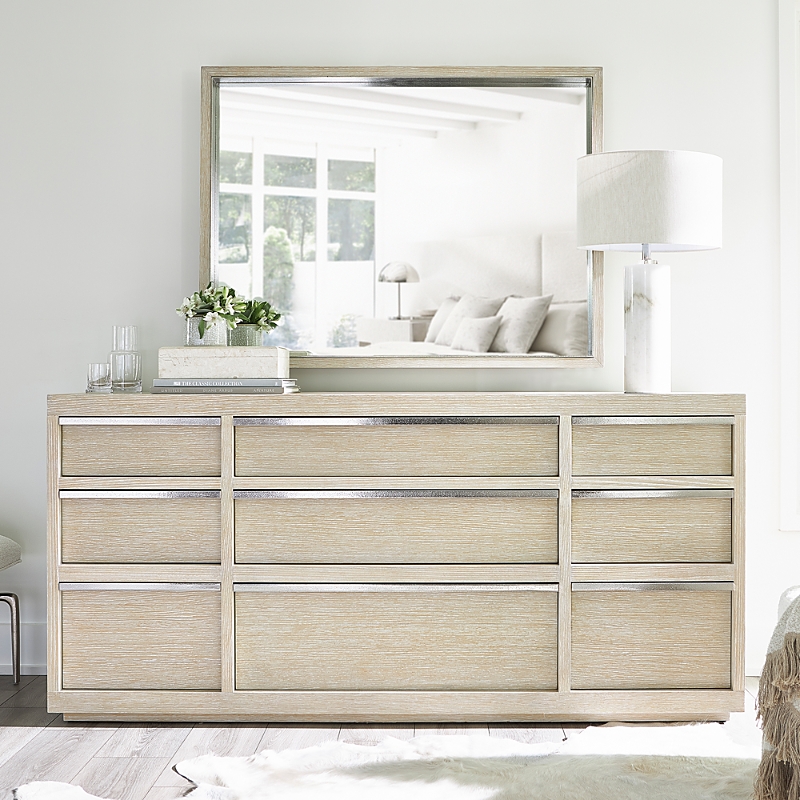 Bernhardt Solaria 9-drawer Dresser In Light Wood