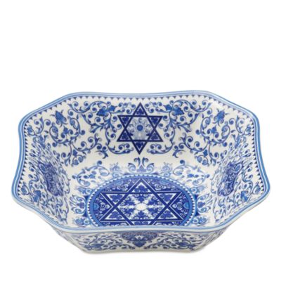 Judaica Square Salad/Serving Dish