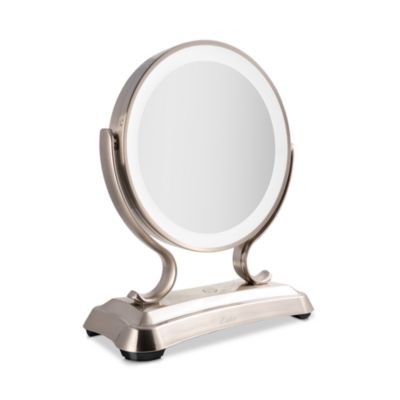 Glamour Round Surround LED Mirror, 5X/1X Magnification