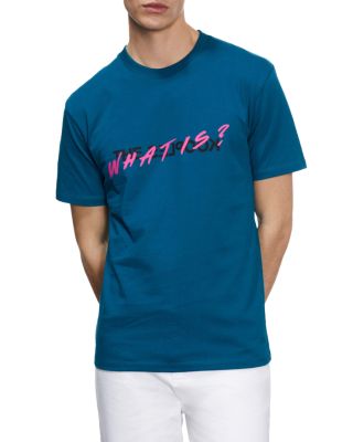 The Kooples What Is Short Sleeve Crewneck Logo Tee
