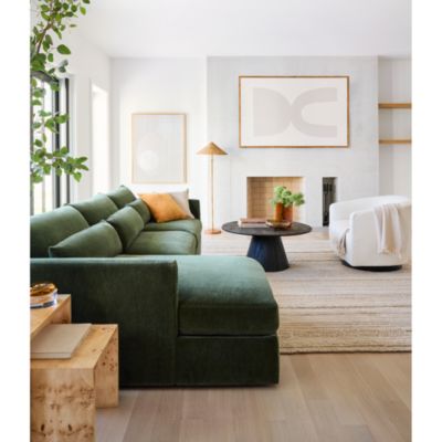 Brea 2-Piece Fabric Sectional - Exclusive