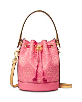 Tory Burch T Monogram Embroidered Mini Bucket Bag 87062 Multiple - $298  (40% Off Retail) New With Tags - From Zina