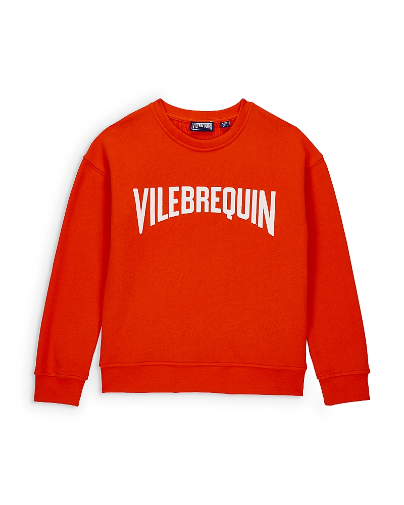 Vilebrequin Boys' Logo Sweatshirt - Little Kid, Big Kid In Poppy
