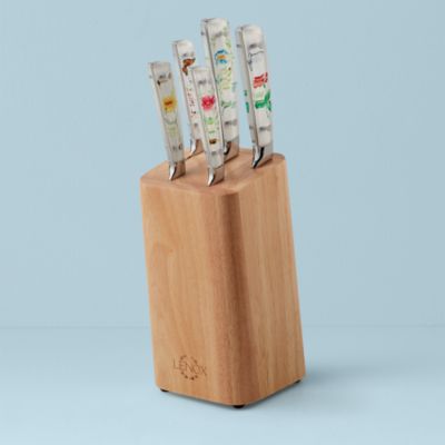 Butterfly Meadow 6-Piece Knife Block Set