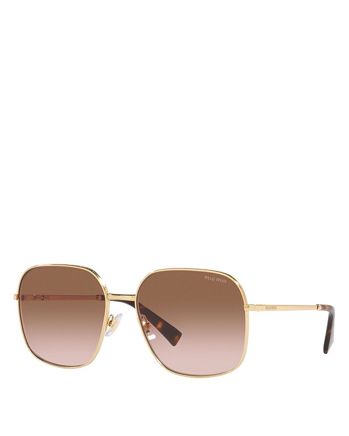 Miu Miu Square Sunglasses 61mm Bloomingdale s