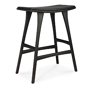Ethnicraft Osso Counter Stool In Oak Black