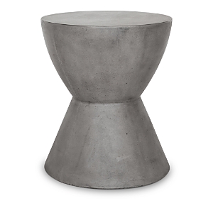 Moe's Home Collection Hourglass Outdoor Stool In Gray