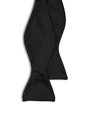 Polo Ralph Lauren Silk Satin Bow Tie In Black