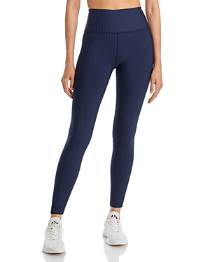 Shop Beyond Yoga Caught In The Midi High Waisted Leggings In Nocturnal Navy