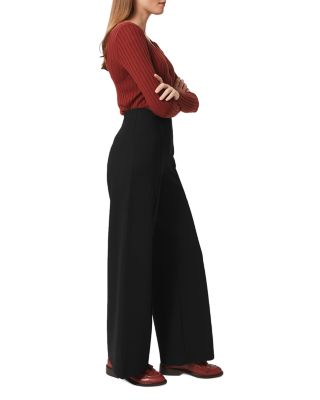 Petites Prim Pull On Wide Leg Pants