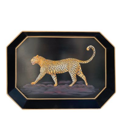 Les Ottomans Floral Iron Tray