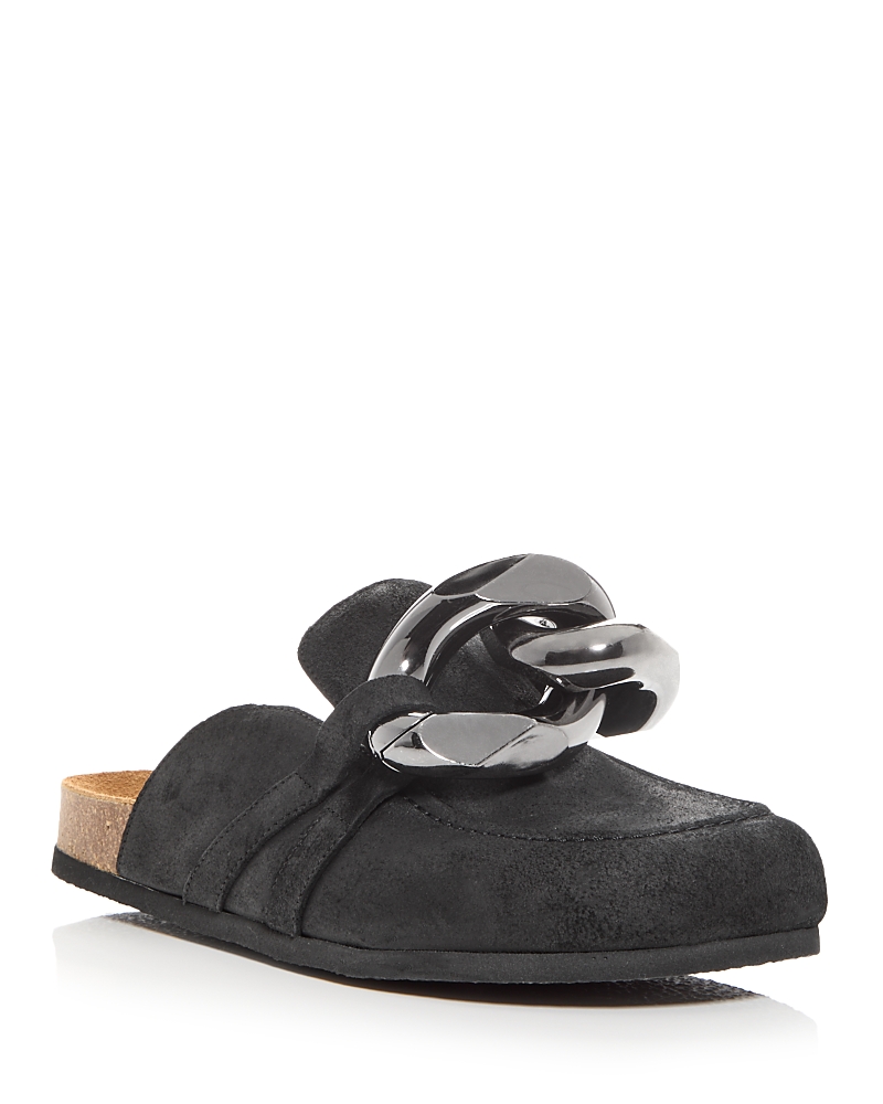 Jw Anderson Men's Chain Slip On Loafer Mules
