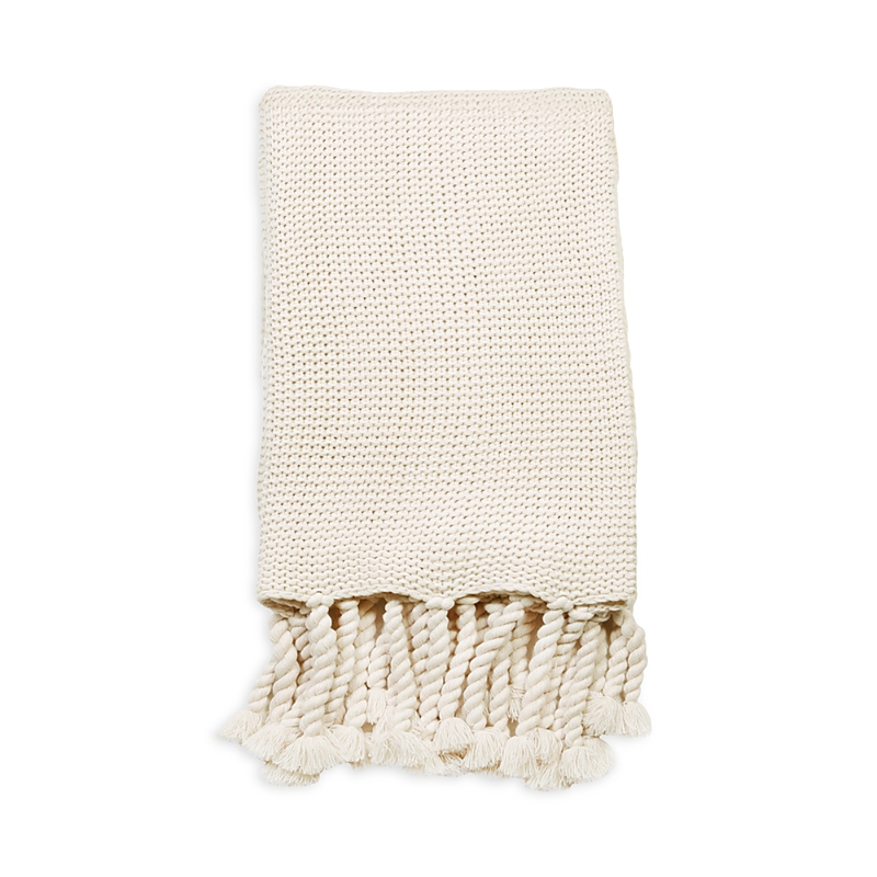 Pom Pom At Home Trestles Antique White Oversized Throw In Antique White
