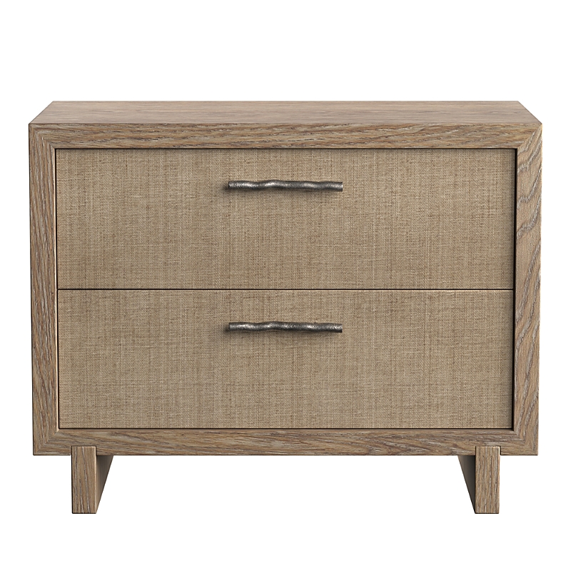 Bernhardt Casa Paros 2-drawer Nightstand In Dark Brown
