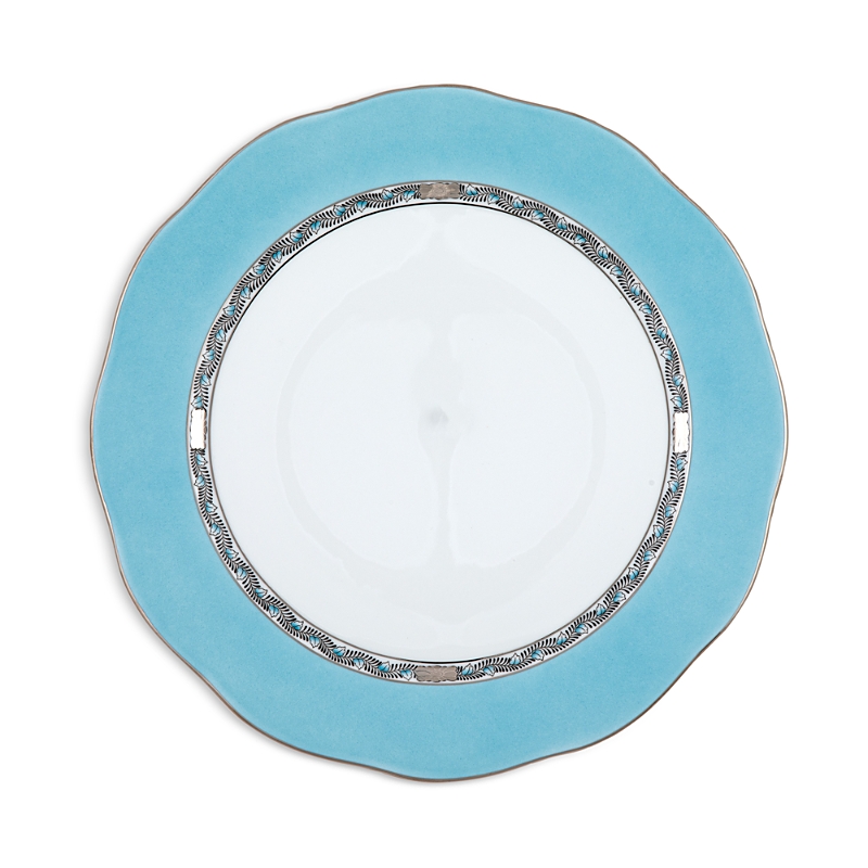 Herend Charger Plate In Turquoise