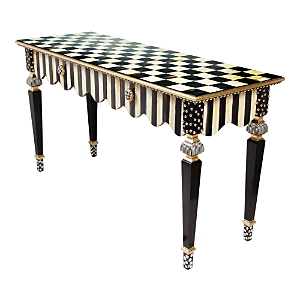 Mackenzie-childs Courtly Stripe Console Table In Multi