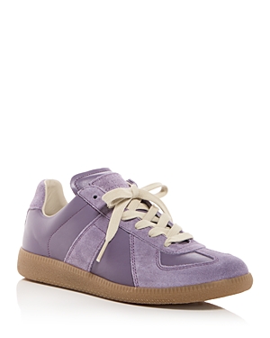 Shop Maison Margiela Women's Replica Low Top Sneakers In Lavender