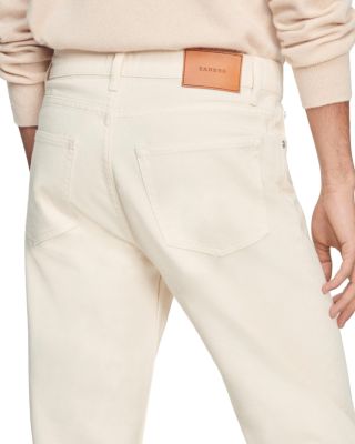 Straight Leg Jeans in Ecru