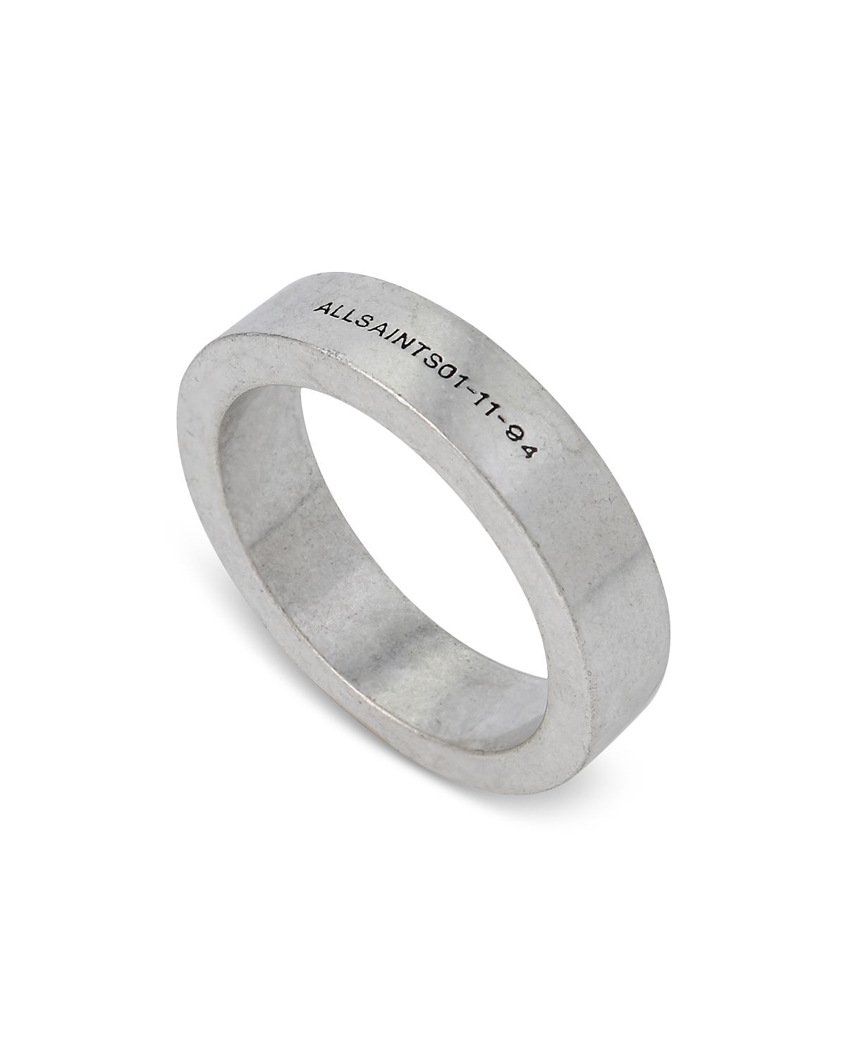 Allsaints Logo Band Ring