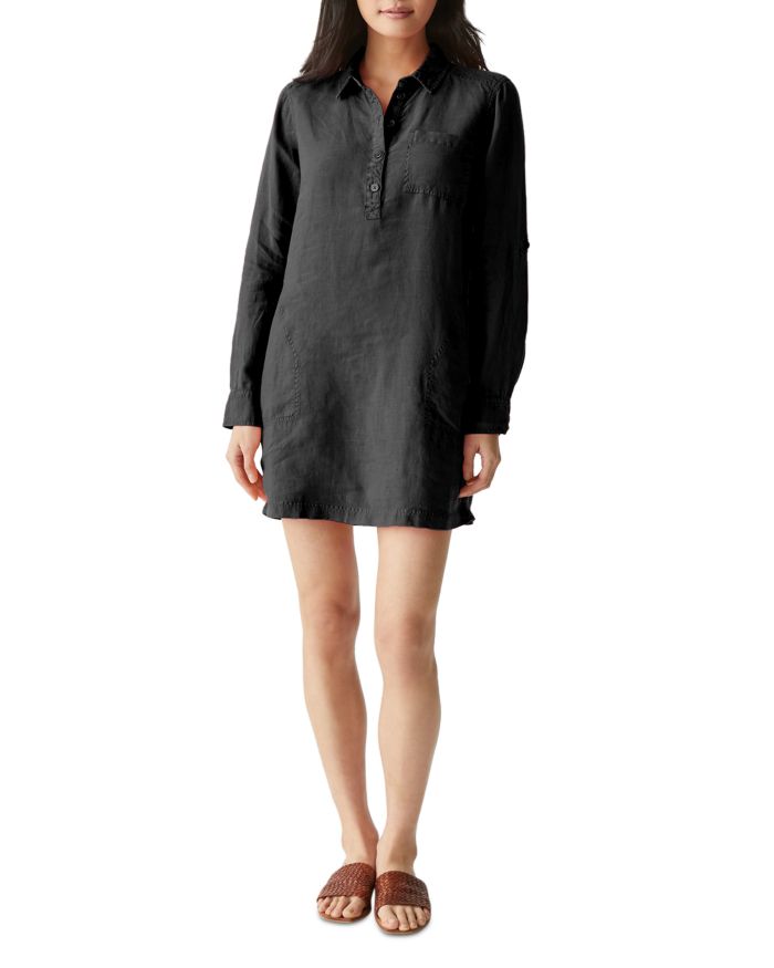 Eleanor Linen Popover Dress